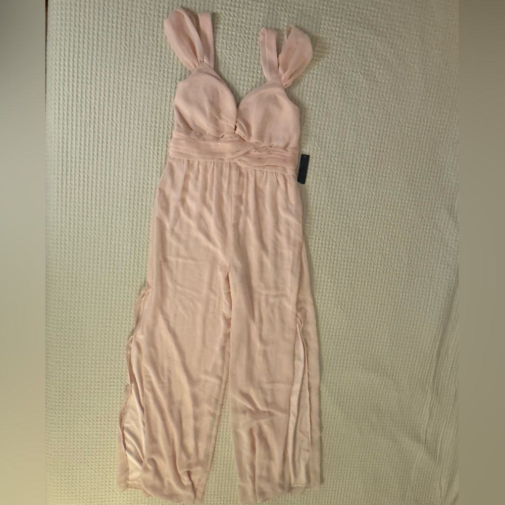 NWT Jumpsuit - VENUS Blush Sleeveless Jumpsuit